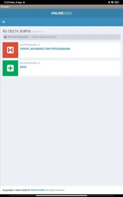 Daftar Online android App screenshot 2